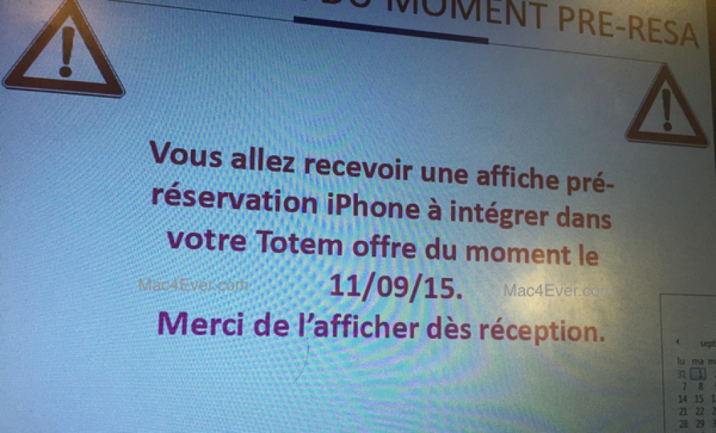 iPhone 6s pre-order date leaks