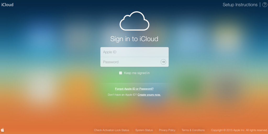 iCloud data recovery 1 login