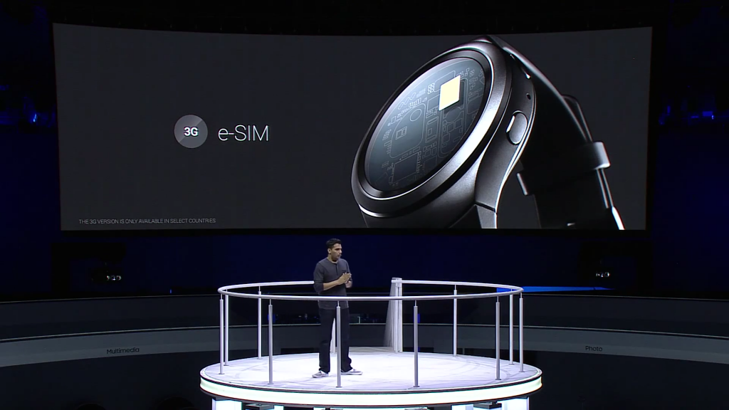 Gear S2 carries e-SIM