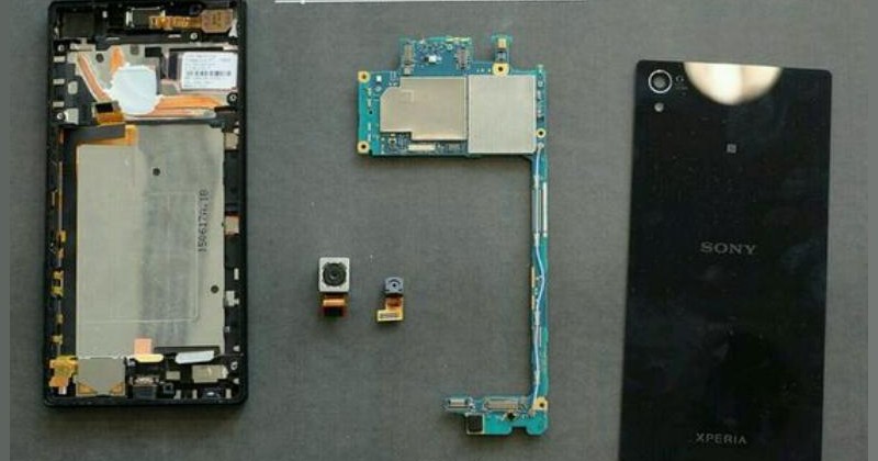 Xperia Z5 Premium with two heat pipes