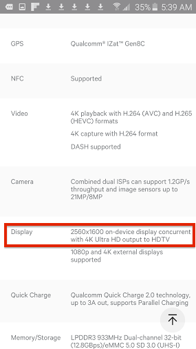 Snapdragon 808 processor