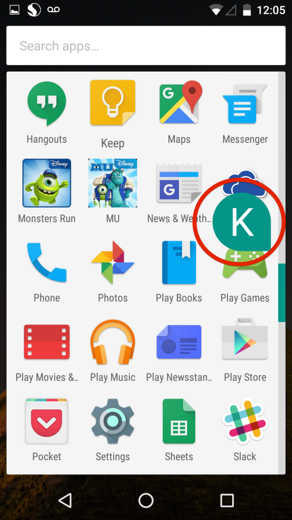Android Marshmallow alphabetical slider
