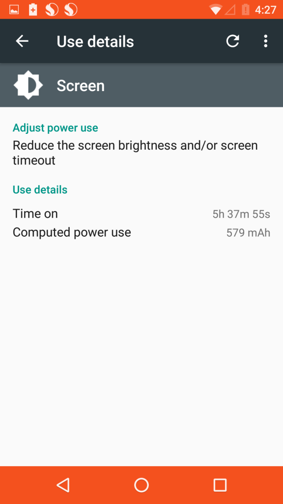 Android Marshmallow app battery 1