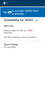 Gear VR pre-order delivery date bestbuy