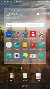 how to have more icons on rows in Android 2