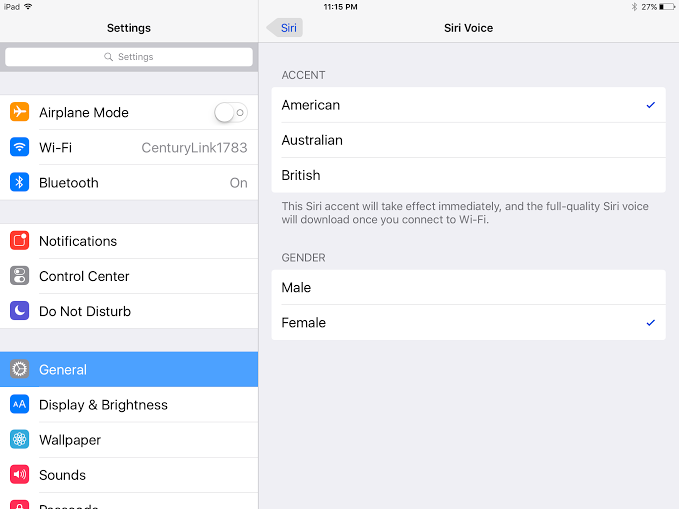 how to change Siri gender on iPhone and iPad 2