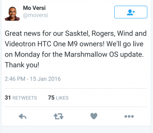 Android Marshmallow HTC