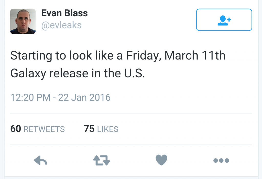 Galaxy S7 release date