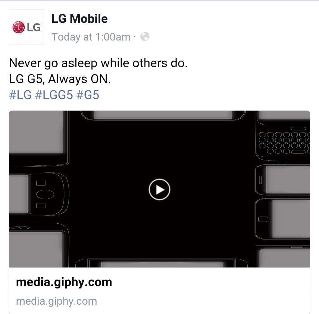 LG announces always on display for LG G5