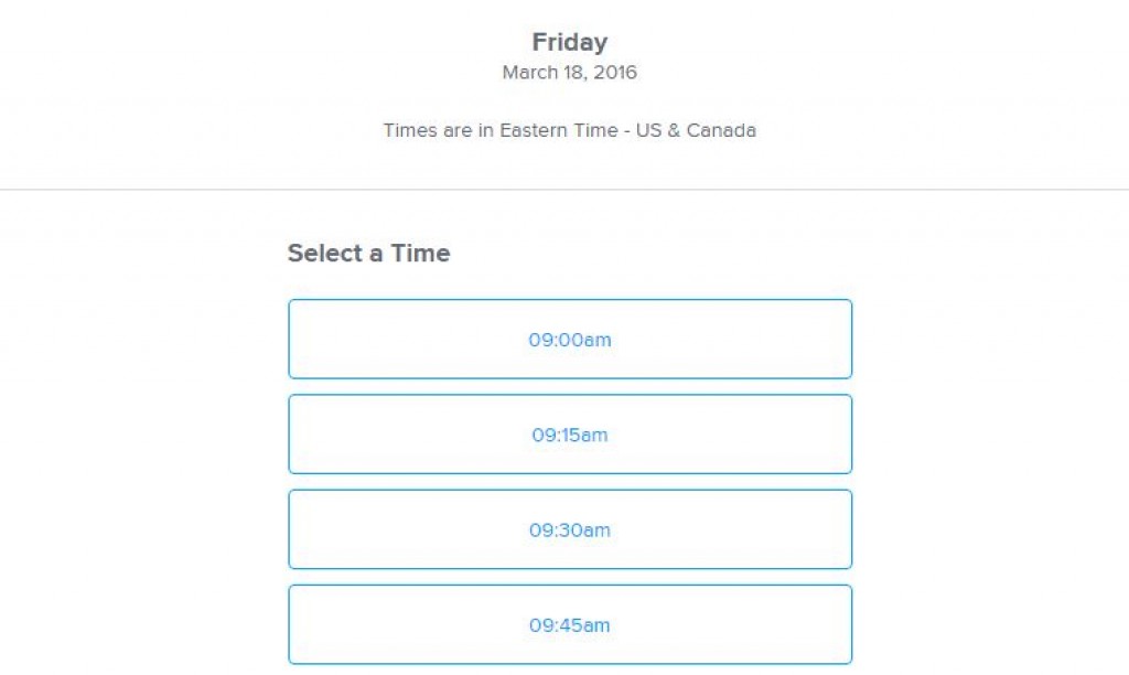 mycalendly page