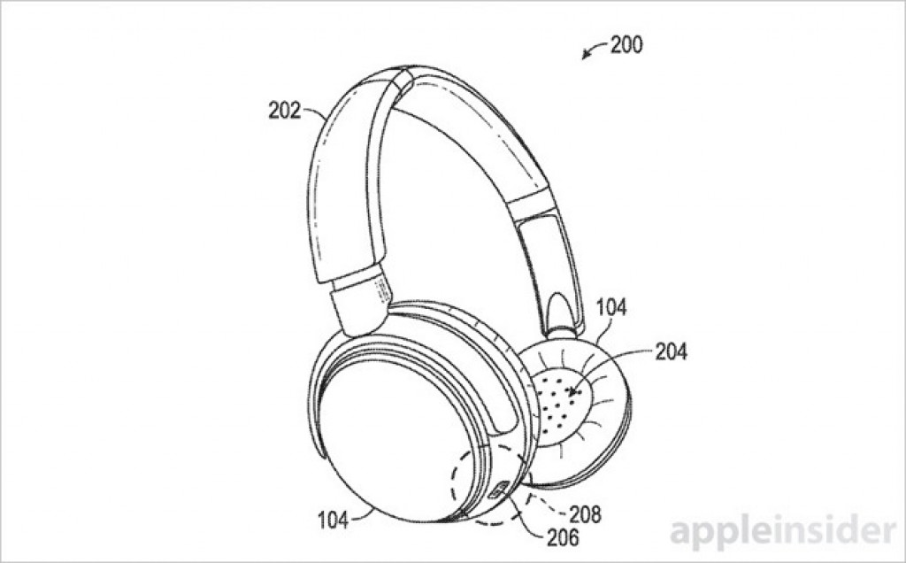 wireless headphones iPhone 7 patent 2