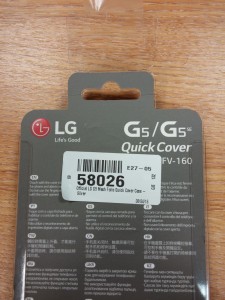 LG G5 SE Quick Cover back 