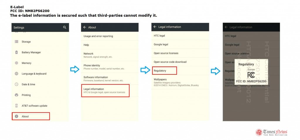 HTC 10 FCC approval 