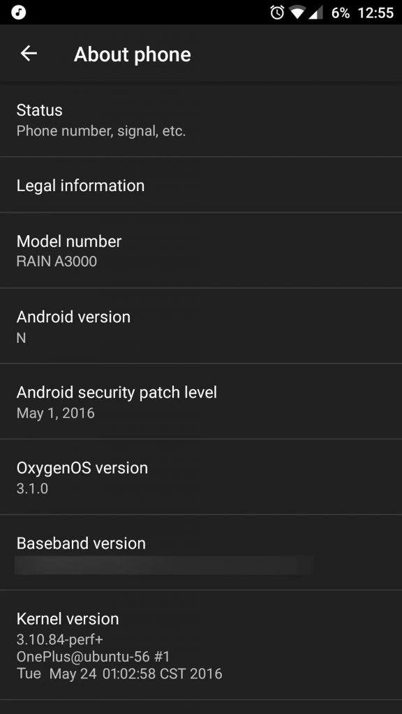 OnePlus 3 info