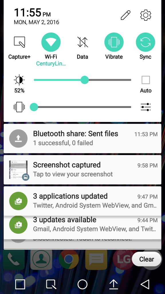 LG G5 settings
