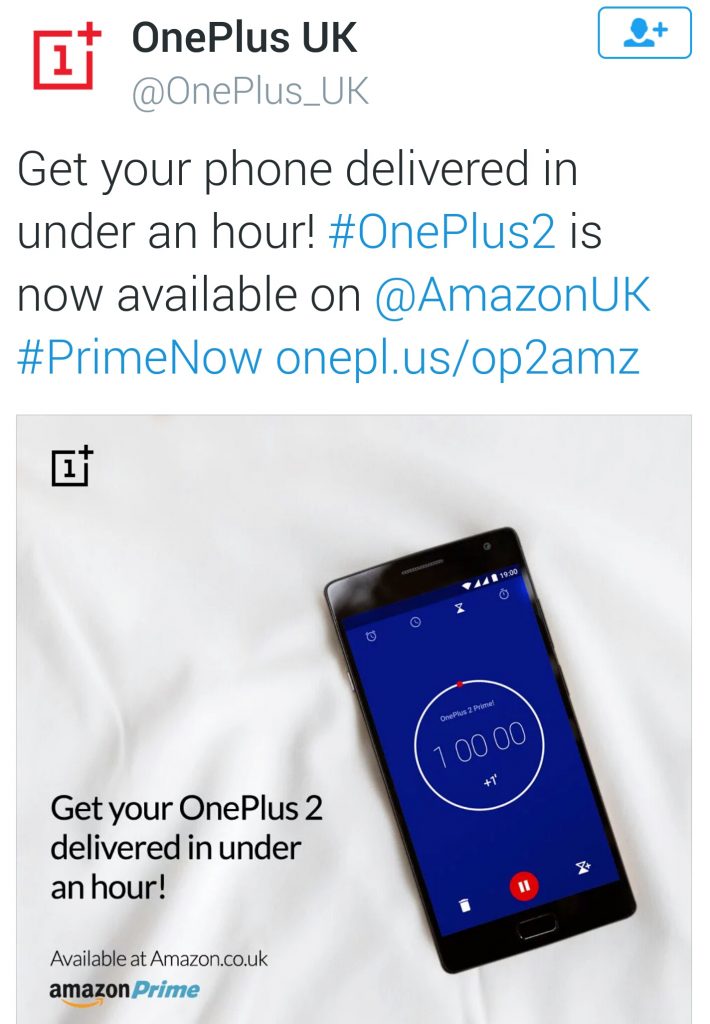 OnePlus 2 coming to UK via Amazon