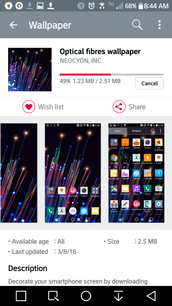 LG Theme Store