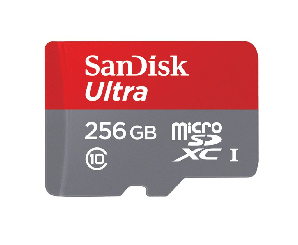 Ultra SanDisk 256GB microSD card