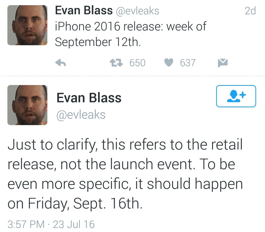iPhone 7 announcement iphone 7 release
