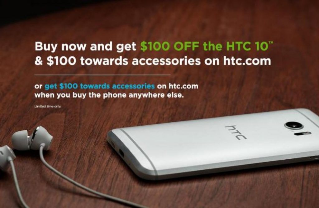 HTC 10 discount extended until August 7th