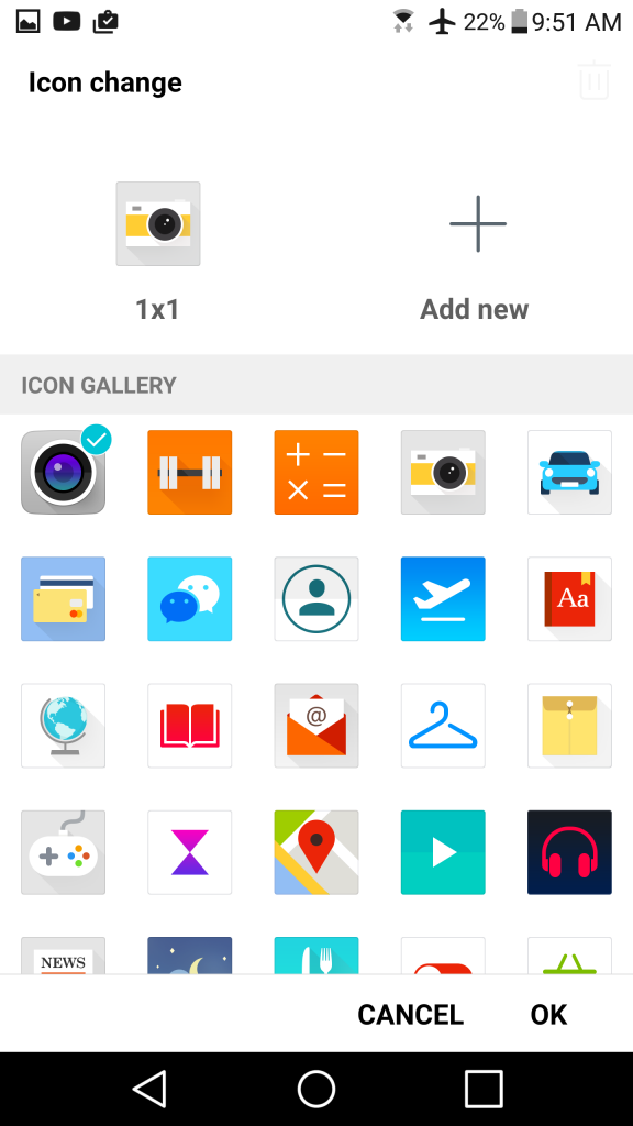 LG G5 icons - b