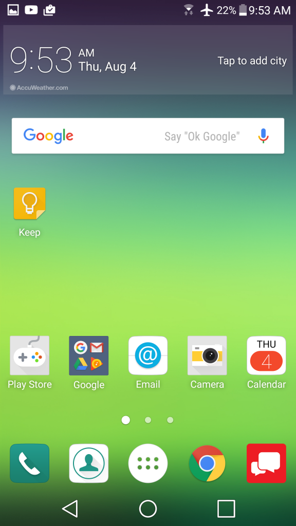 LG G5 icons - d