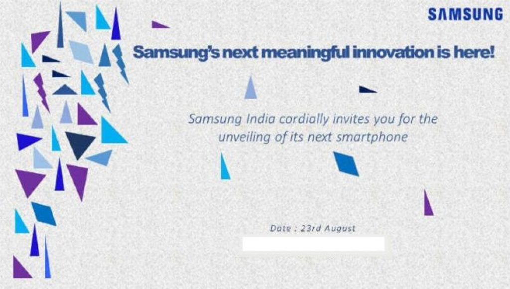 Samsung Z2 announcement invite