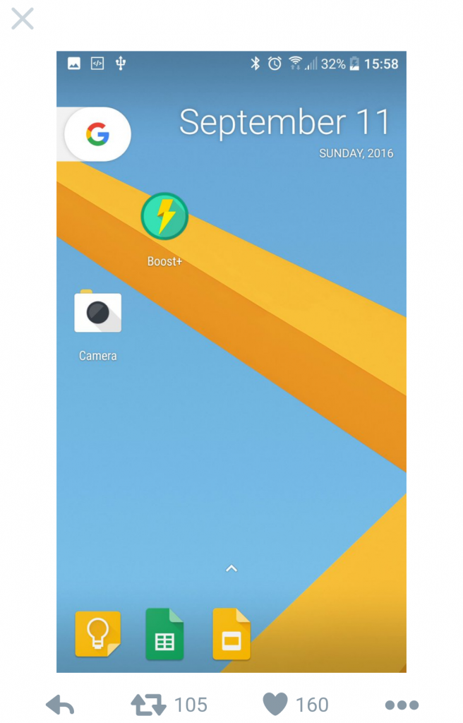 Pixel Launcher home screen