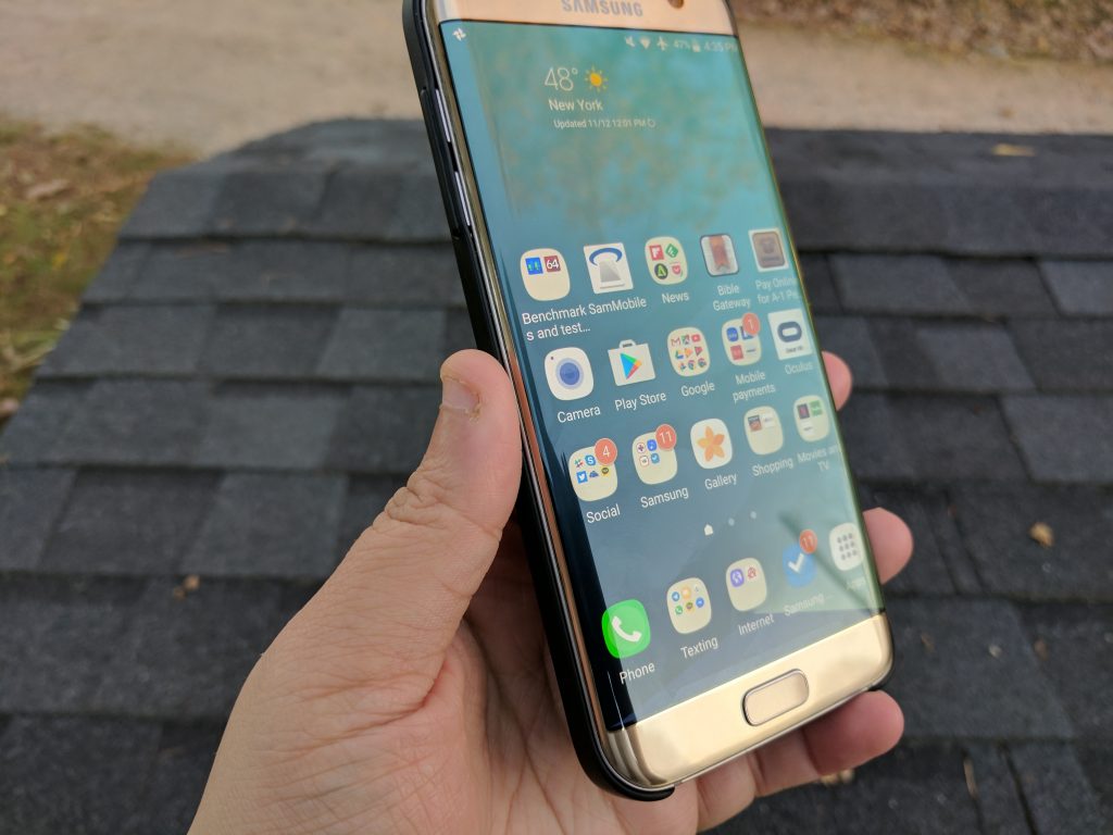 Galaxy S7 edge left side