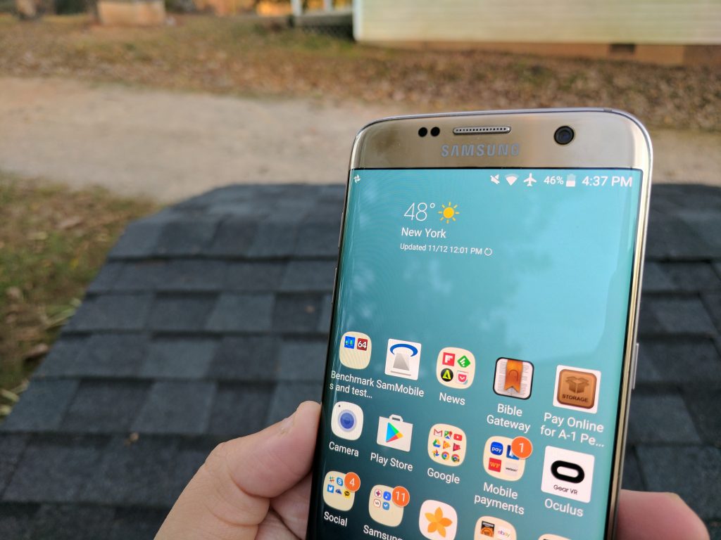 galaxy s7 edge twisted