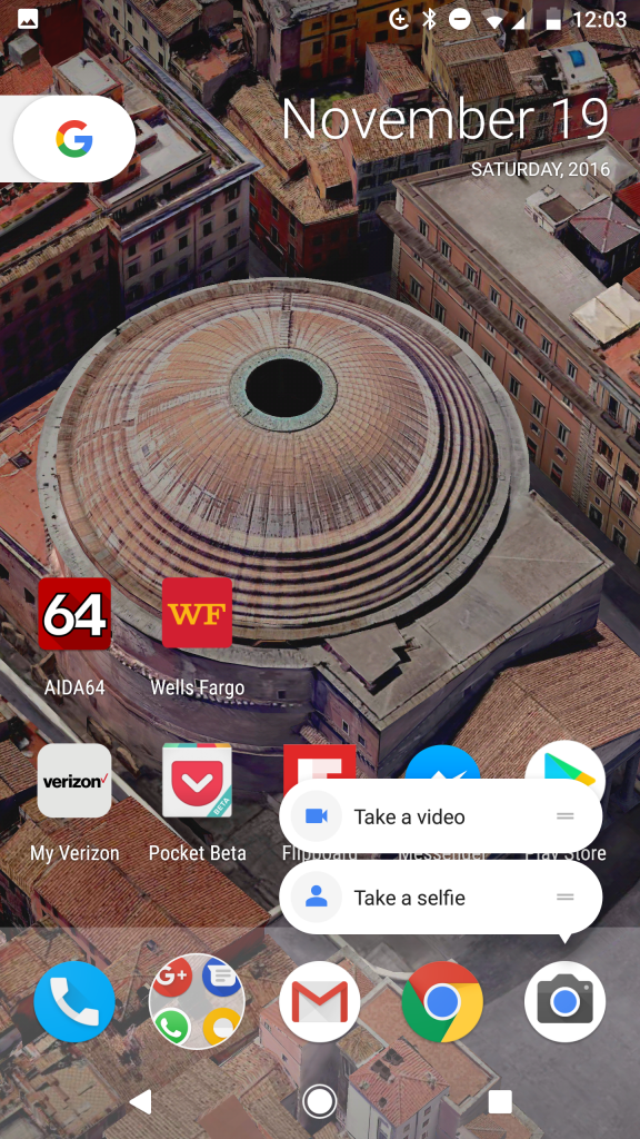 Pixel XL Pixel Launcher