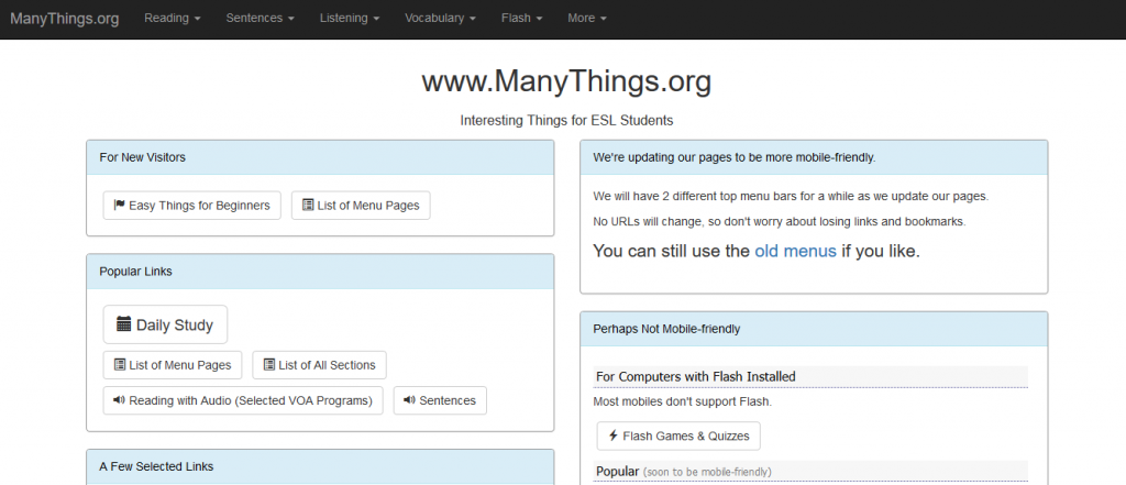 sites like manythings.org