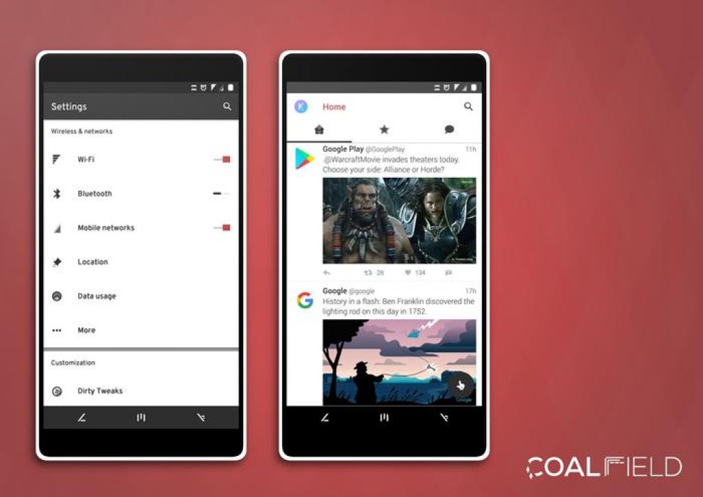 Coarfield CM13 theme
