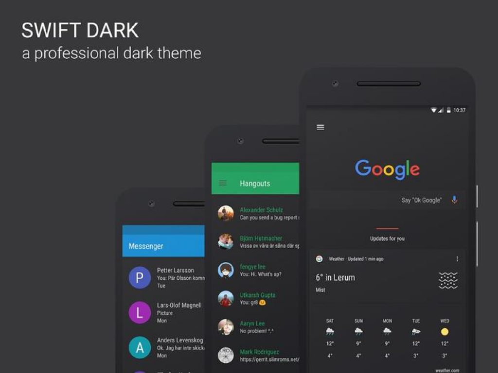 Swift Dark CM13 Theme