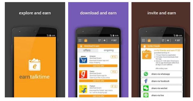 earn talktime and data app