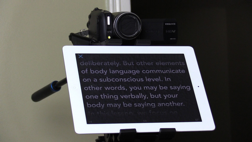 teleprompter ipad