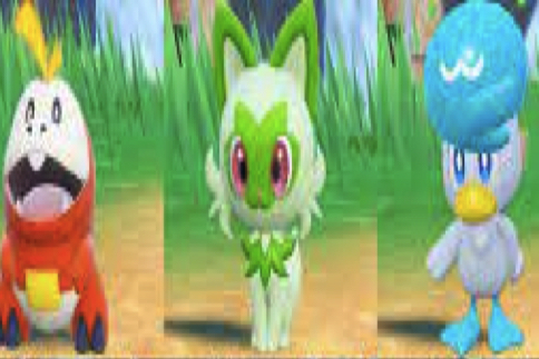 Pokemon Scarlet and Violet Starter Evolutions
