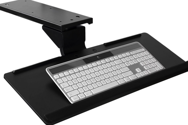 Under-Desk Keyboard and Mouse Trays