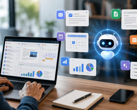 AI assistant helping to automate daily productivity tasks and workflows