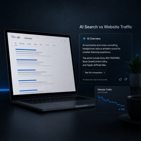 AI search killing website traffic
